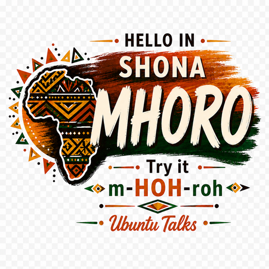 Ubuntu Talks Acholi Hello Hoodie — ITYE NINING? (Design 1)