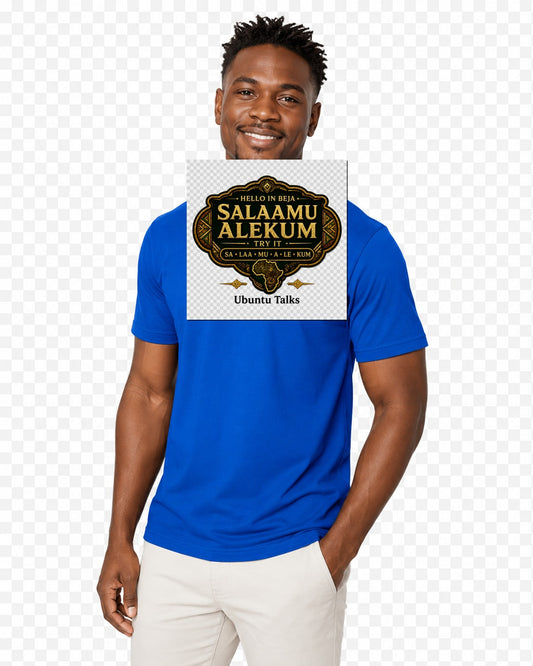 ubuntu-talks-beja-hello-tee-d02 — Custom model mockup