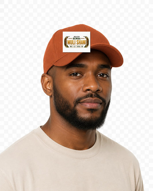 ubuntu-talks-bemba-hello-cap-d01 — Custom model mockup