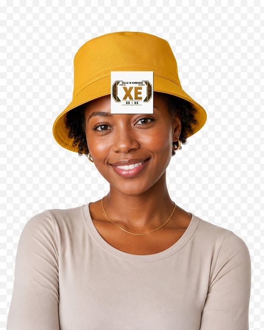 ubuntu-talks-kimbundu-hello-bucket-hat-d01 — Custom model mockup