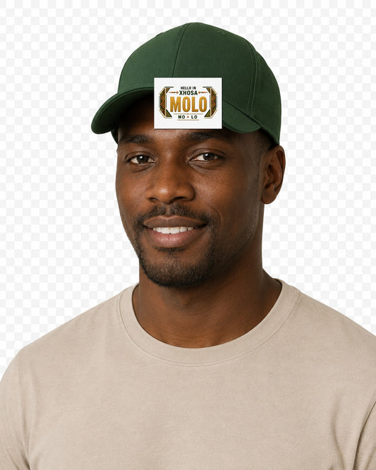 ubuntu-talks-xhosa-hello-cap-d01 — Custom model mockup
