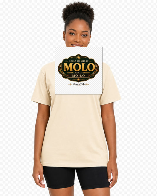 ubuntu-talks-xhosa-hello-tee-d02 — Custom model mockup