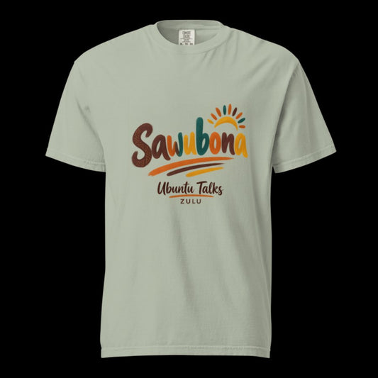 Ubuntu Talks Zulu SAWUBONA tee