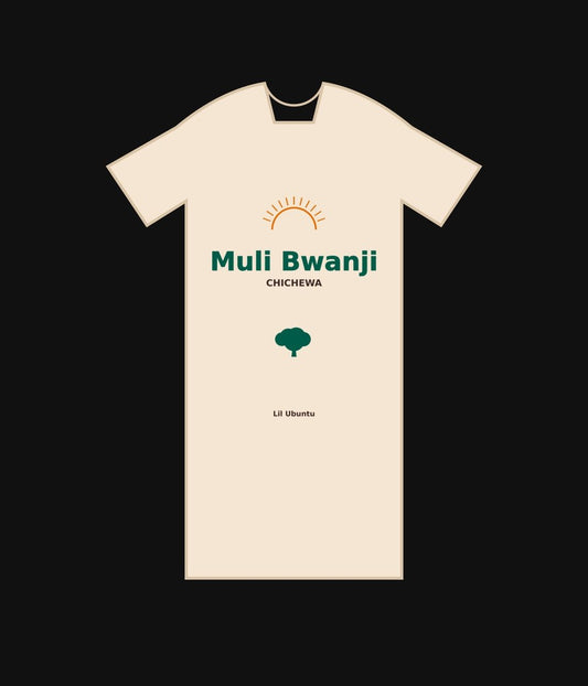 Ubuntu Talks Chichewa MULI BWANJI kids tee