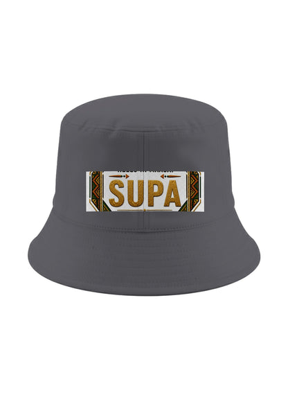 Ubuntu Talks Maasai Hello Bucket Hat — SUPA — Gelato product mockup