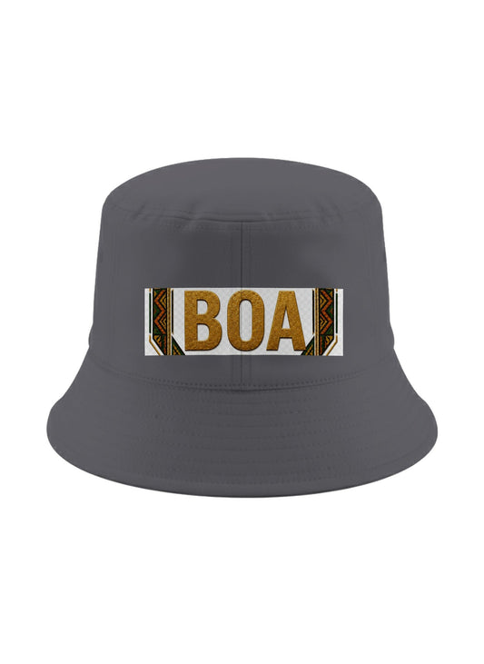 Ubuntu Talks Mende Hello Bucket Hat — BOA — Gelato product mockup