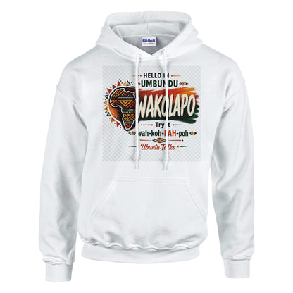 Ubuntu Talks Tigrinya Hello Hoodie — SELAM (Design 1) — lifestyle model