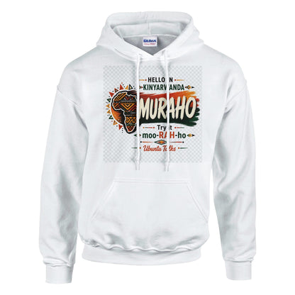 Ubuntu Talks Venda Hello Hoodie — NDAA (Design 1) — Gelato product mockup