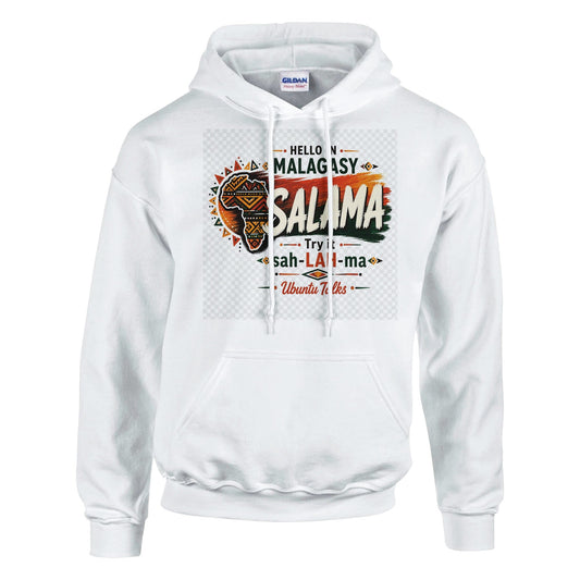 Ubuntu Talks Teso Hello Hoodie — EJOKA (Design 1) — Gelato product mockup