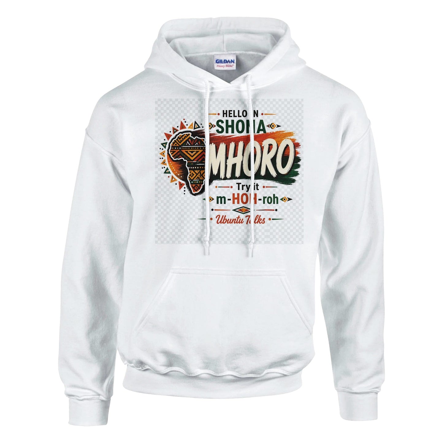Ubuntu Talks Kamba Hello Hoodie — UVOO (Design 1) — Gelato product mockup