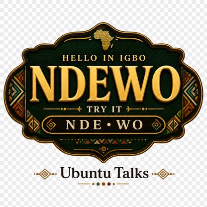 Ubuntu Talks Igbo Hello T-Shirt — NDEWO