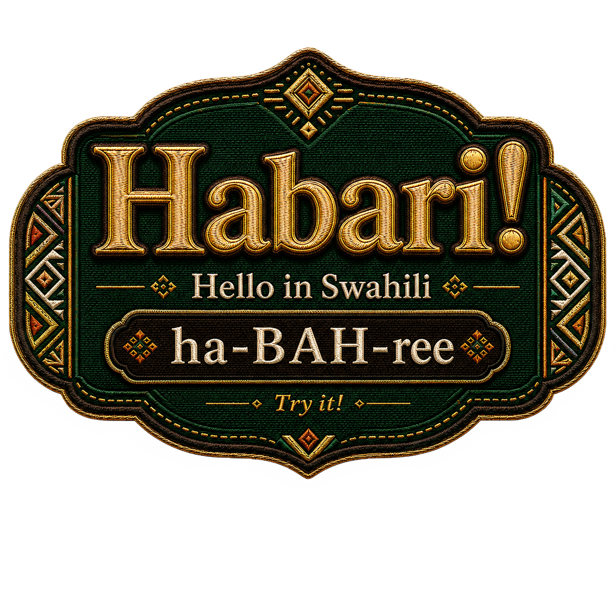 Ubuntu Talks Swahili Hello design — HABARI