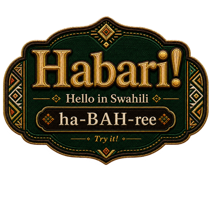 Ubuntu Talks Swahili Hello design — HABARI