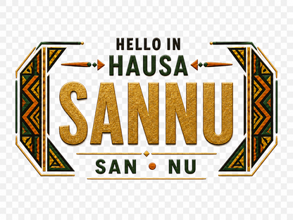 Ubuntu Talks Hausa Hello Cap — SANNU