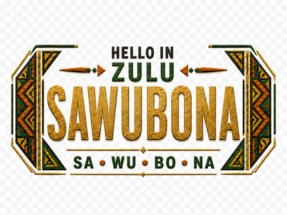 Ubuntu Talks Zulu Hello Cap — SAWUBONA