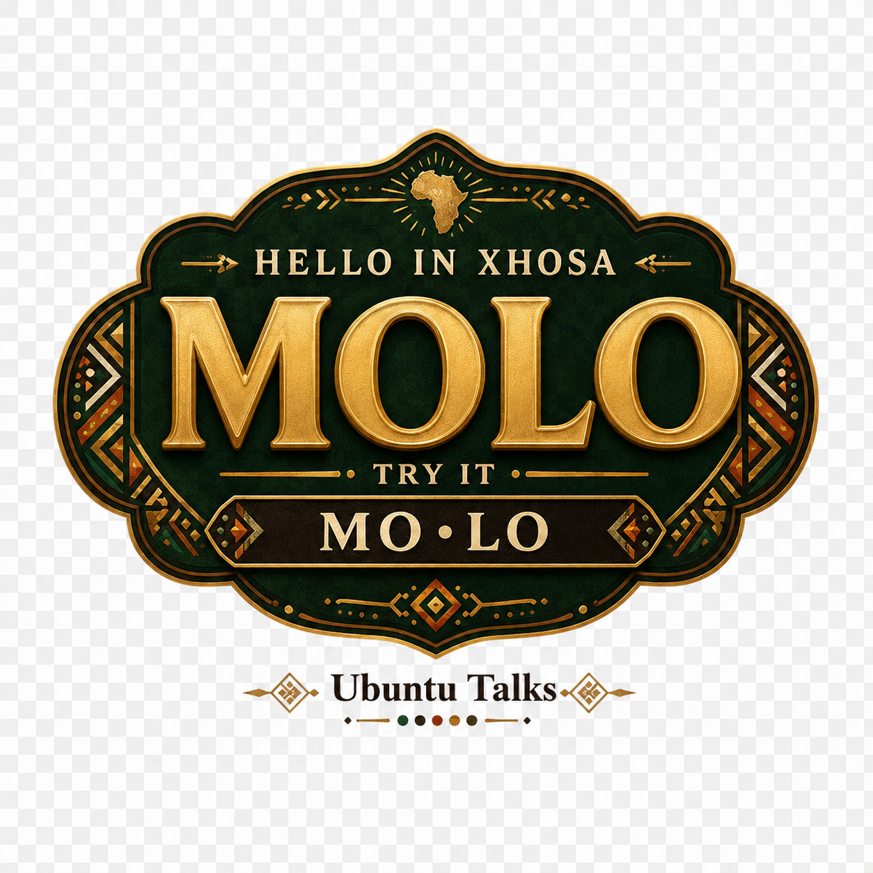 Ubuntu Talks Xhosa Hello T-Shirt — MOLO