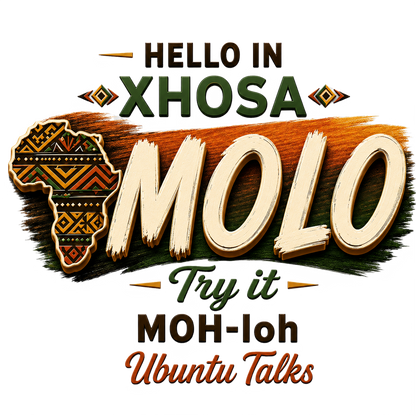 Ubuntu Talks Xhosa Hello design — MOLO