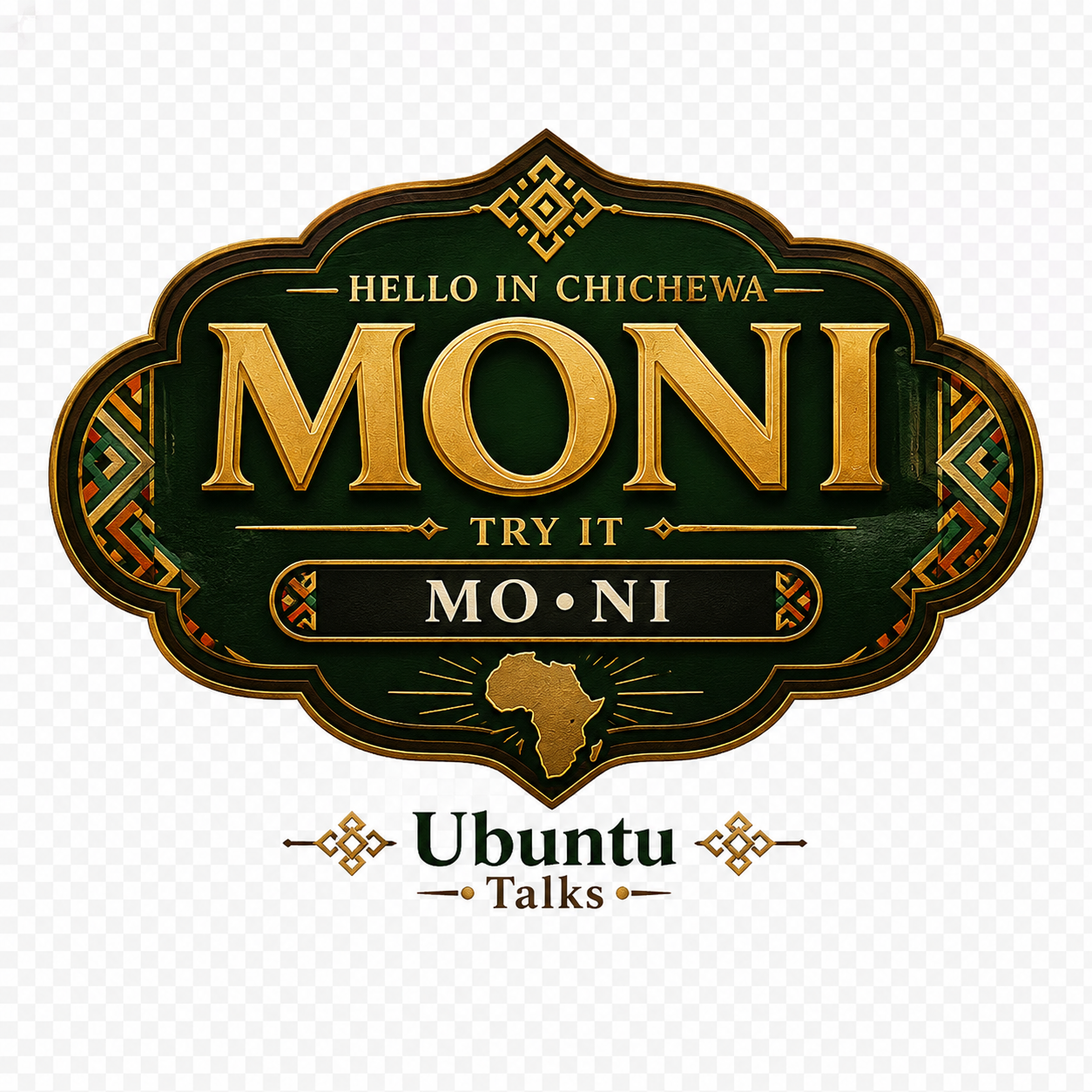 Ubuntu Talks Chichewa Hello T-Shirt — MONI