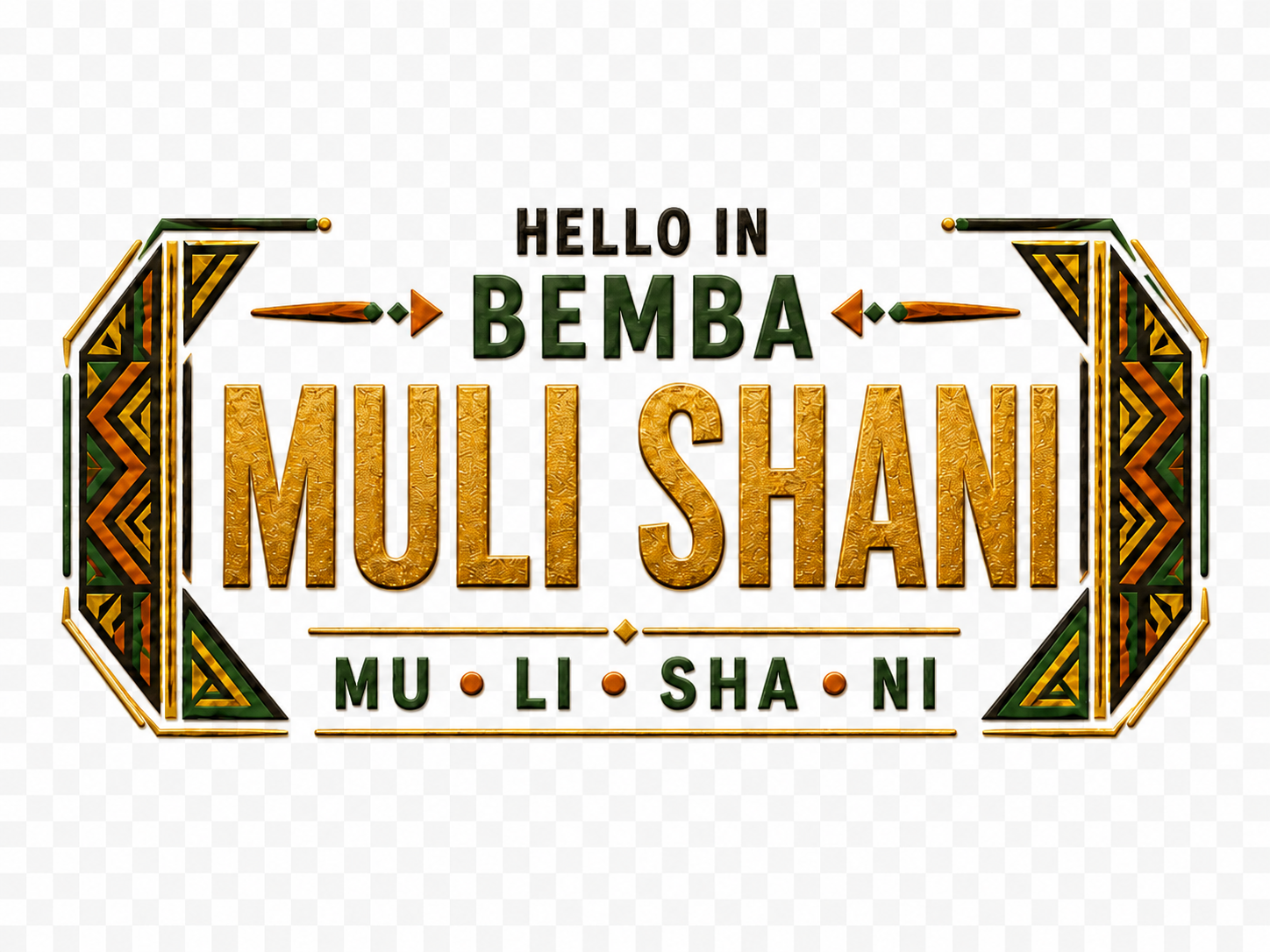Ubuntu Talks Bemba Hello Cap — MULI SHANI