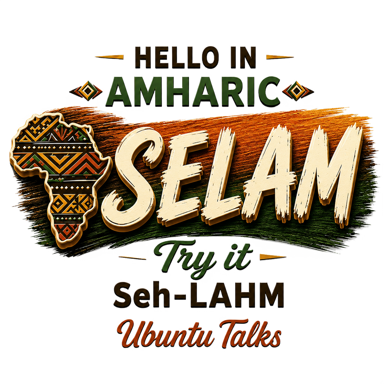 Ubuntu Talks Amharic Hello design — SELAM