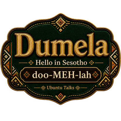 Ubuntu Talks Sesotho Hello design — DUMELA