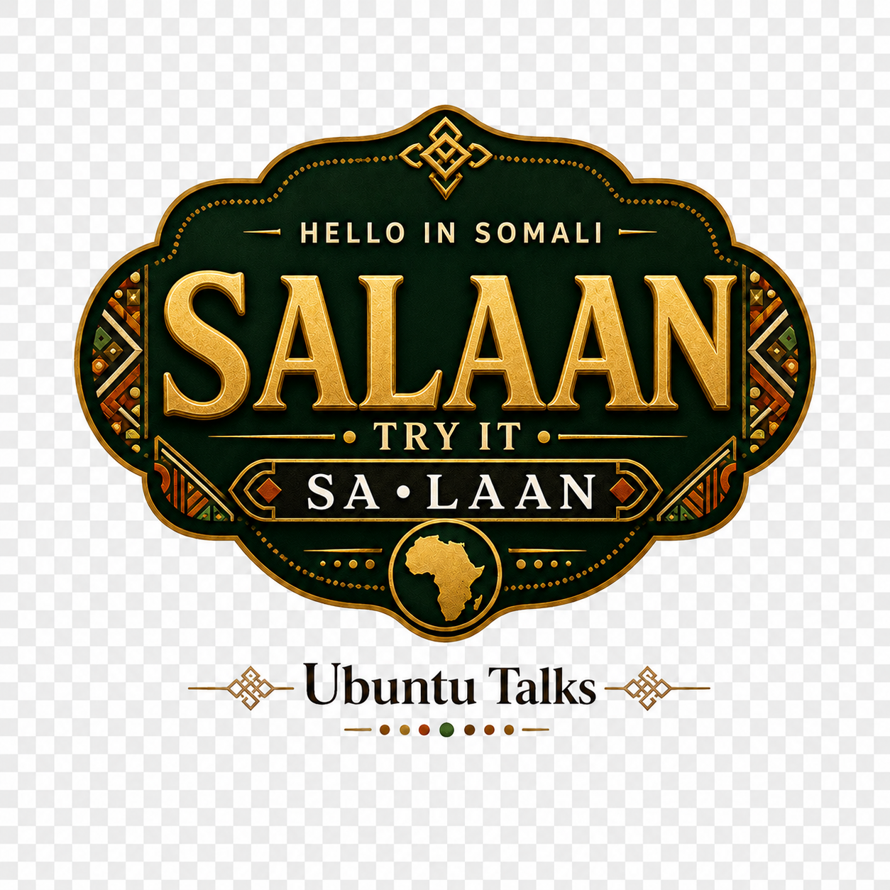 Ubuntu Talks Twi Hello T-Shirt — ƐTE SƐN?