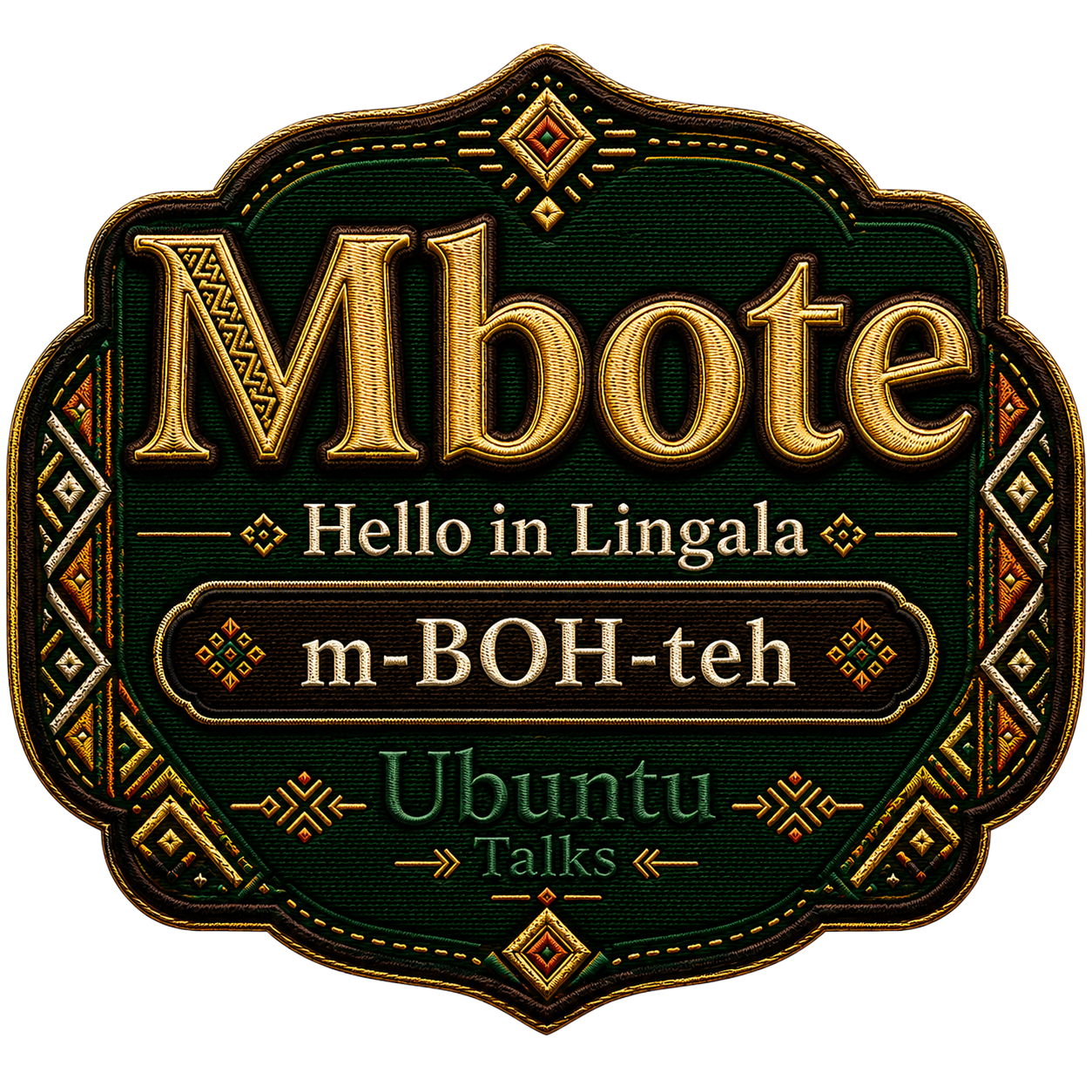 Ubuntu Talks Lingala Hello design — MBOTE