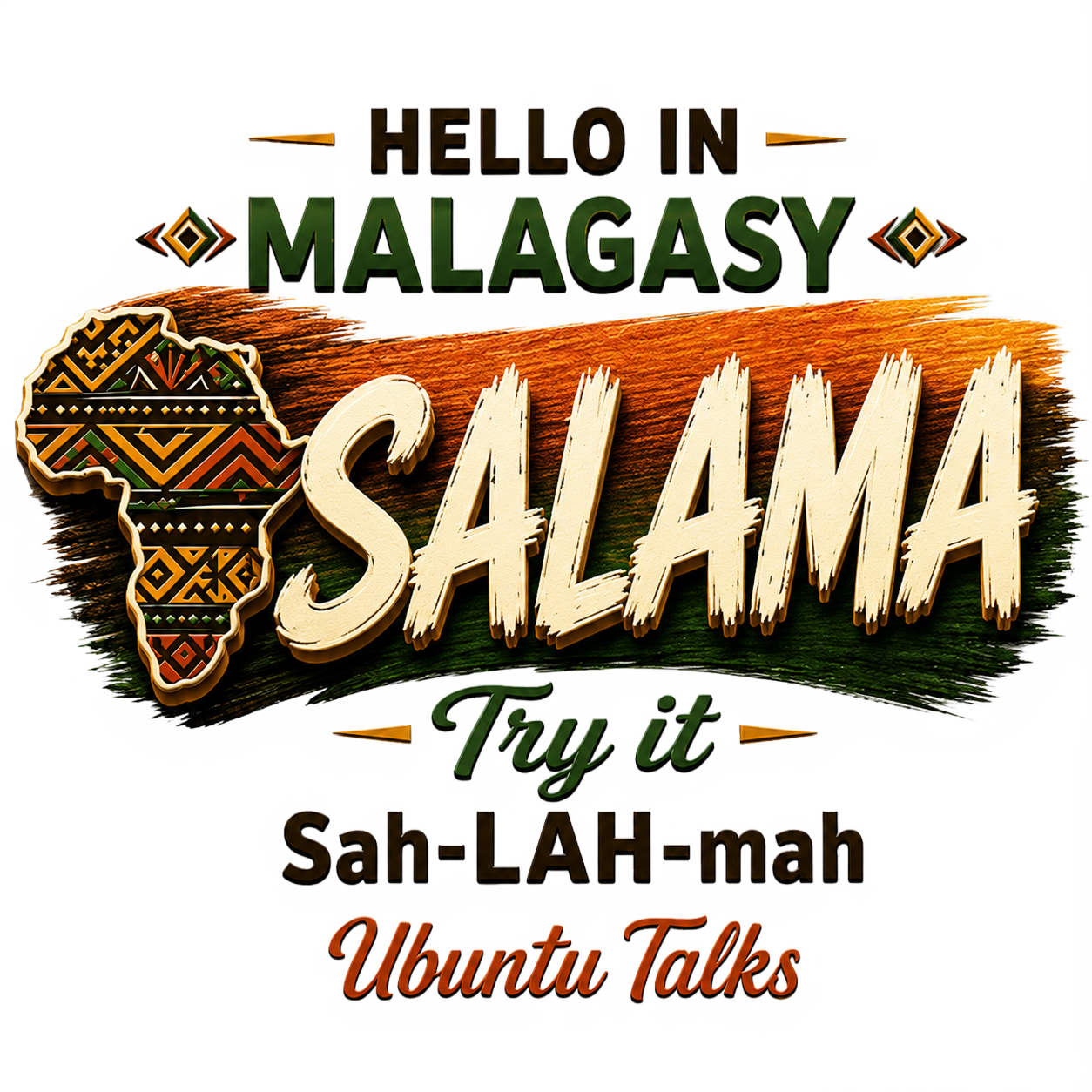Ubuntu Talks Malagasy Hello design — SALAMA