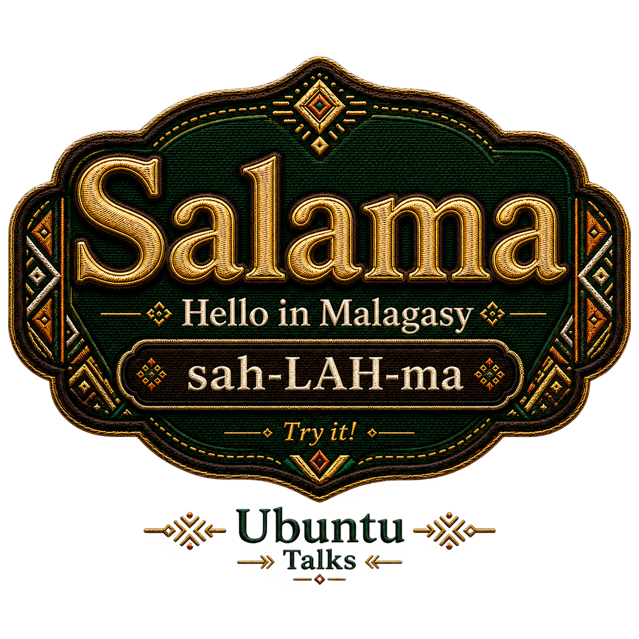 Ubuntu Talks Malagasy Hello design — SALAMA