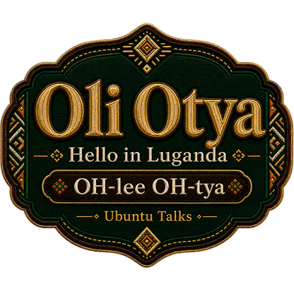 Ubuntu Talks Luganda Hello design — OLI OTYA
