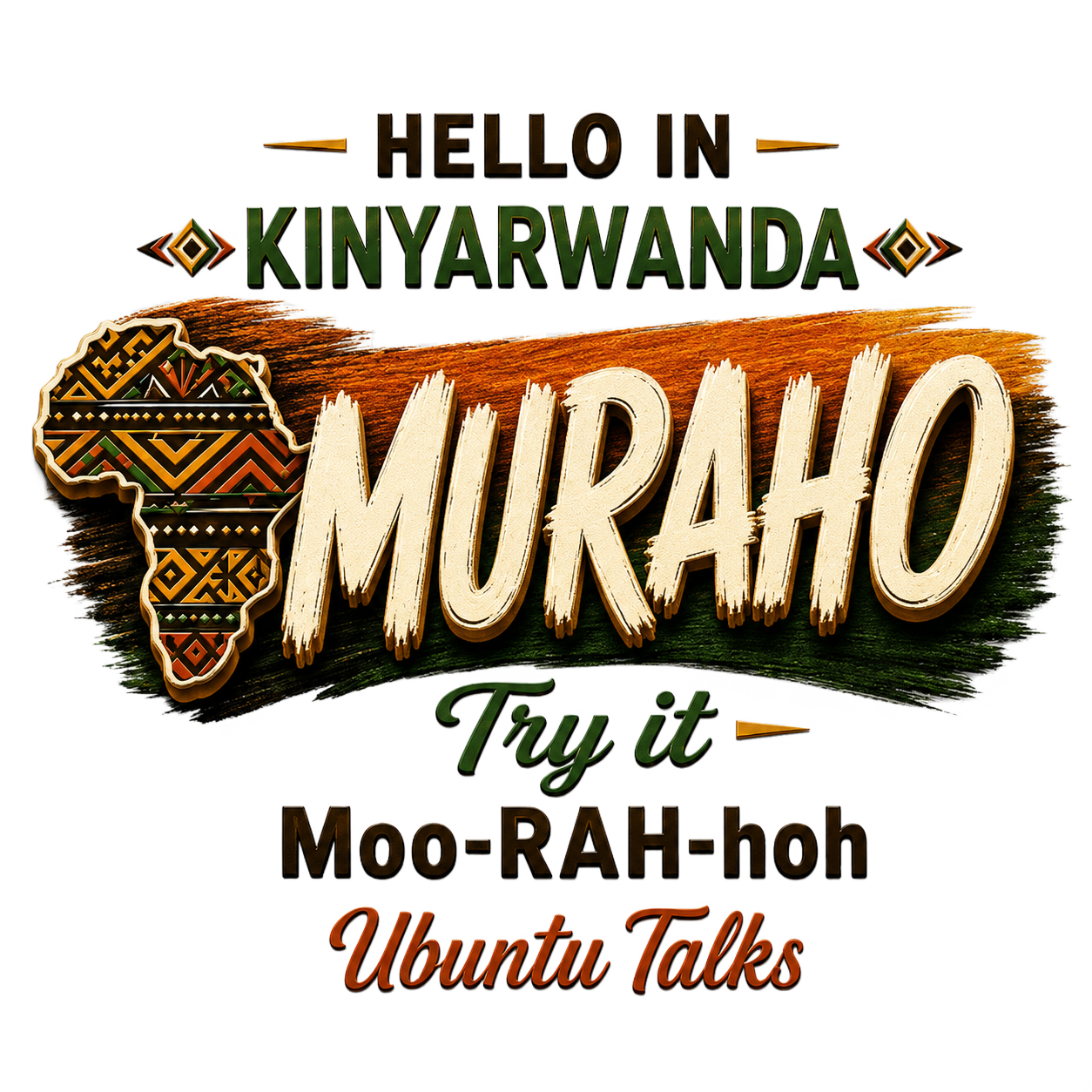 Ubuntu Talks Kinyarwanda Hello design — MURAHO