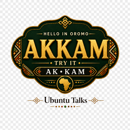 Ubuntu Talks Somali Hello T-Shirt — SALAAN