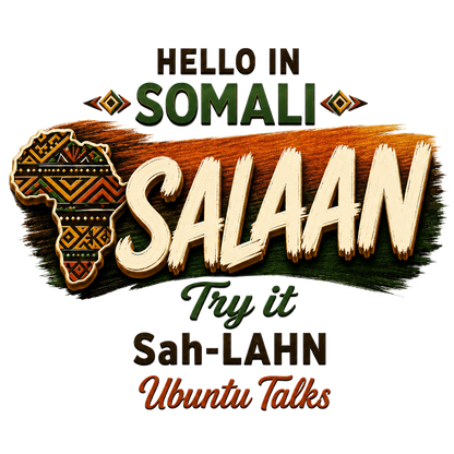 Ubuntu Talks Somali Hello design — SALAAN