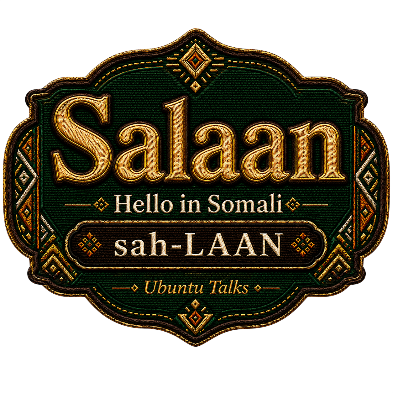 Ubuntu Talks Somali Hello design — SALAAN