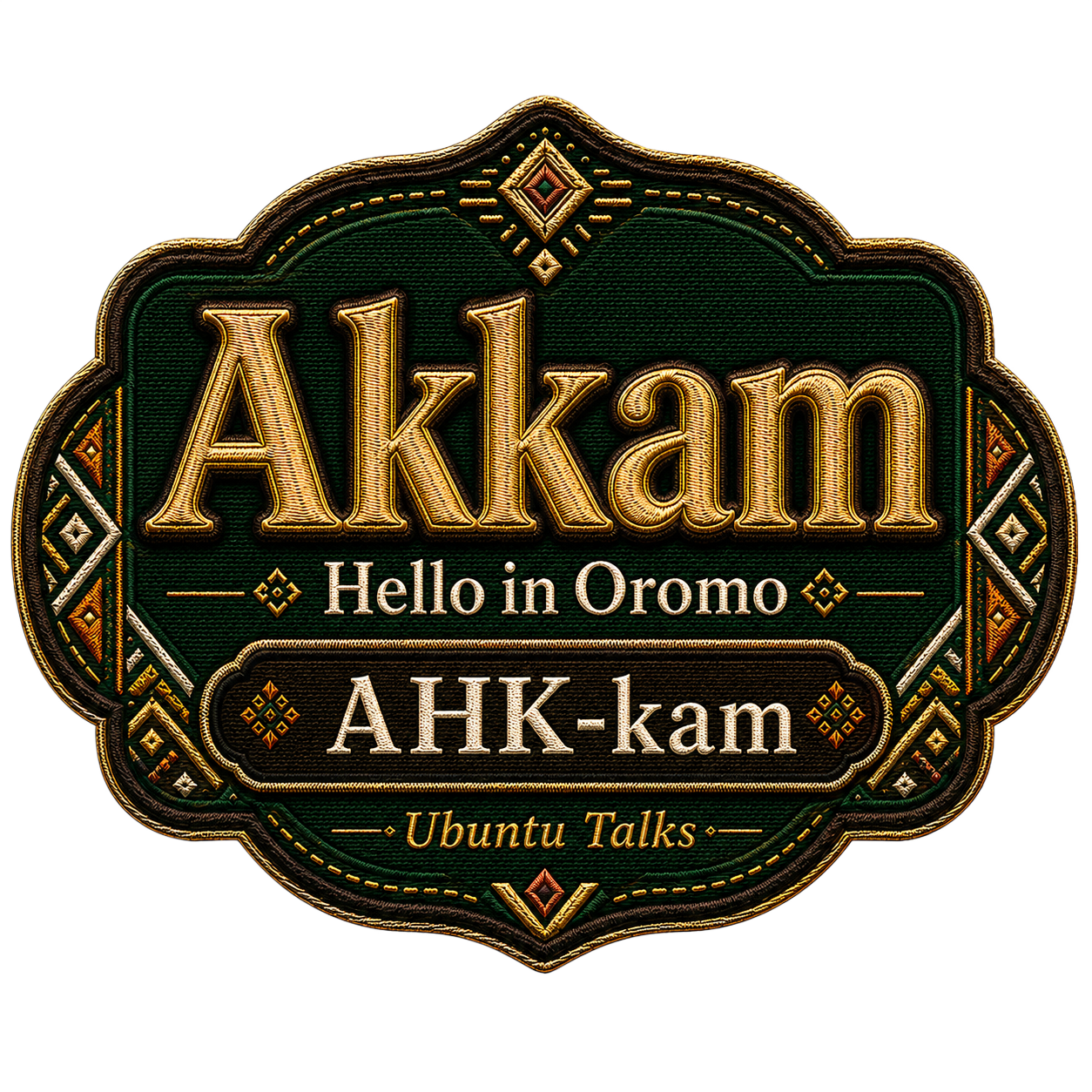 Ubuntu Talks Oromo Hello design — AKKAM