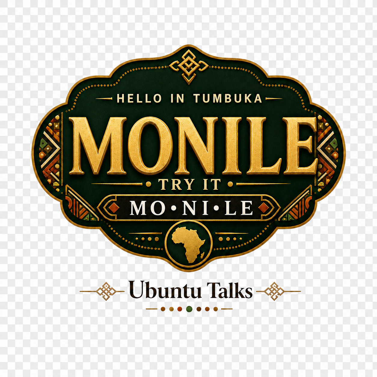Ubuntu Talks Tumbuka Hello T-Shirt — MONILE