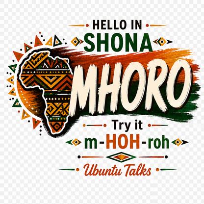 Ubuntu Talks Kamba Hello Hoodie — UVOO (Design 1)
