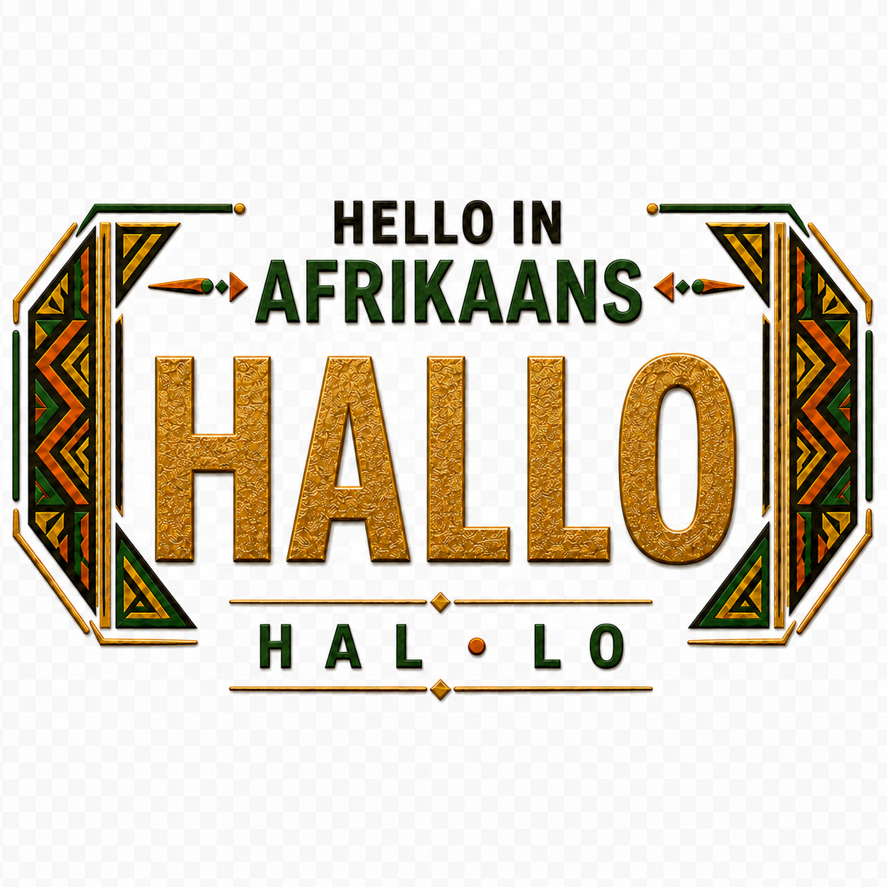 Ubuntu Talks Afrikaans Hello Cap — HALLO