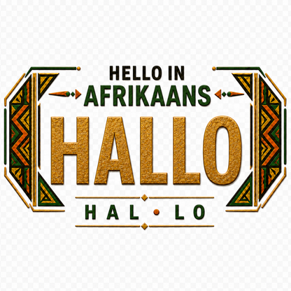 Ubuntu Talks Afrikaans Hello Cap — HALLO