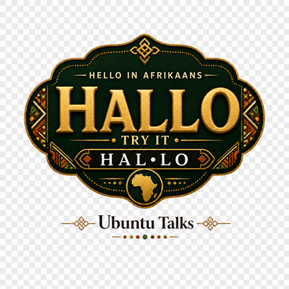 Ubuntu Talks Afrikaans Hello design — HALLO