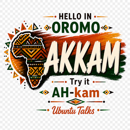 Ubuntu Talks Setswana Hello Hoodie — DUMELA (Design 1)