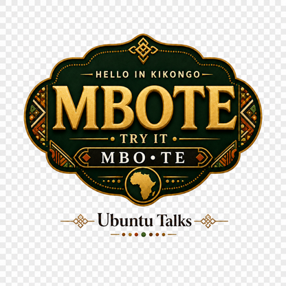 Ubuntu Talks Kikongo Hello T-Shirt — MBOTE
