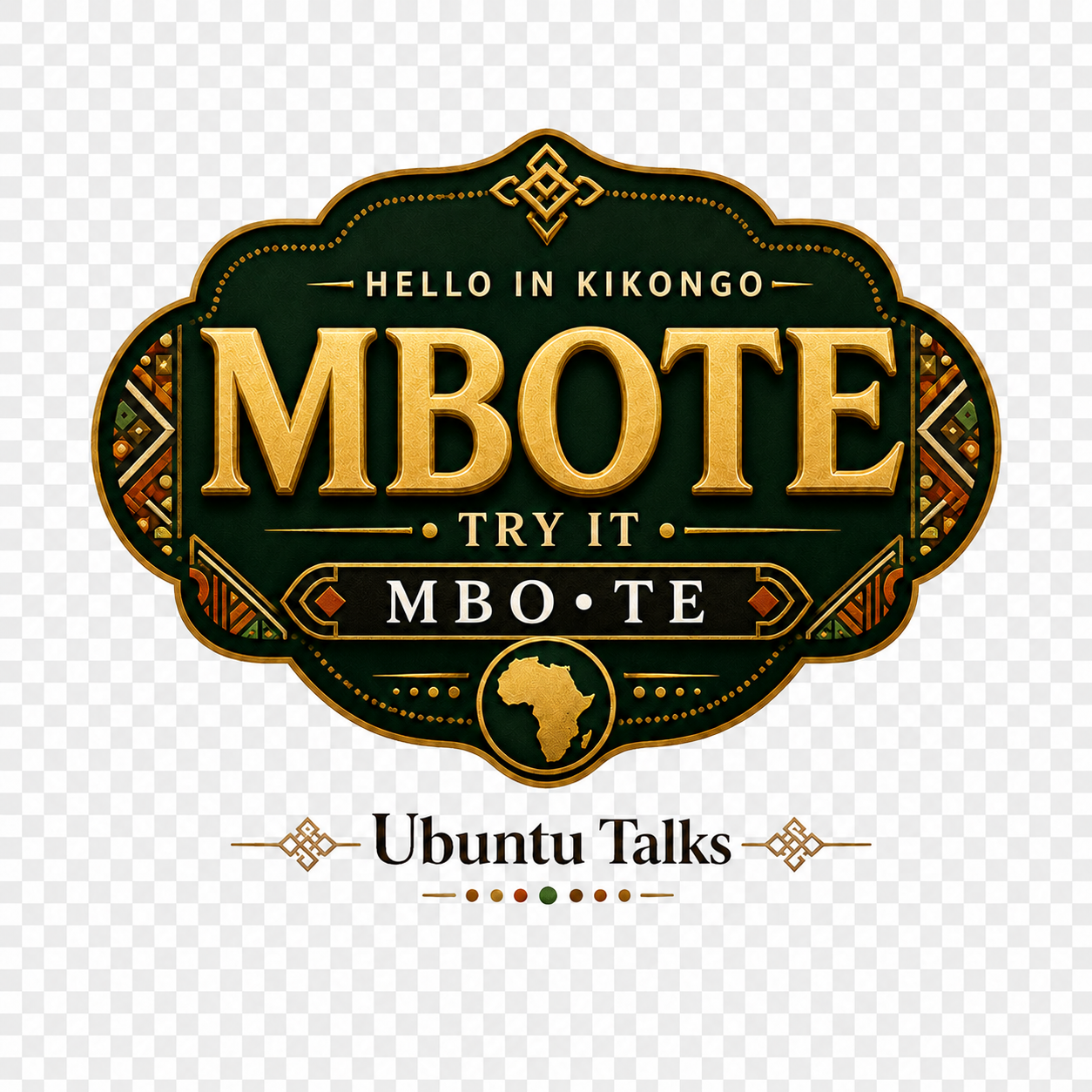 Ubuntu Talks Kikongo Hello design — MBOTE