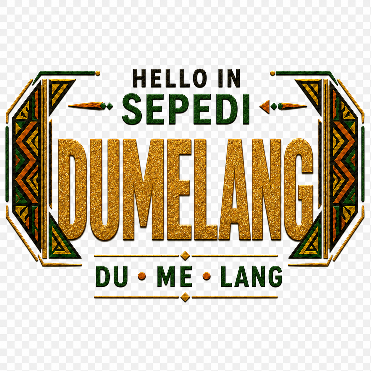 Ubuntu Talks Sepedi Hello Cap — DUMELANG