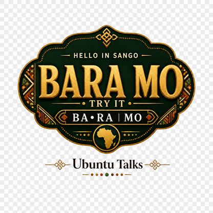 Ubuntu Talks Sango Hello T-Shirt — BARA MO