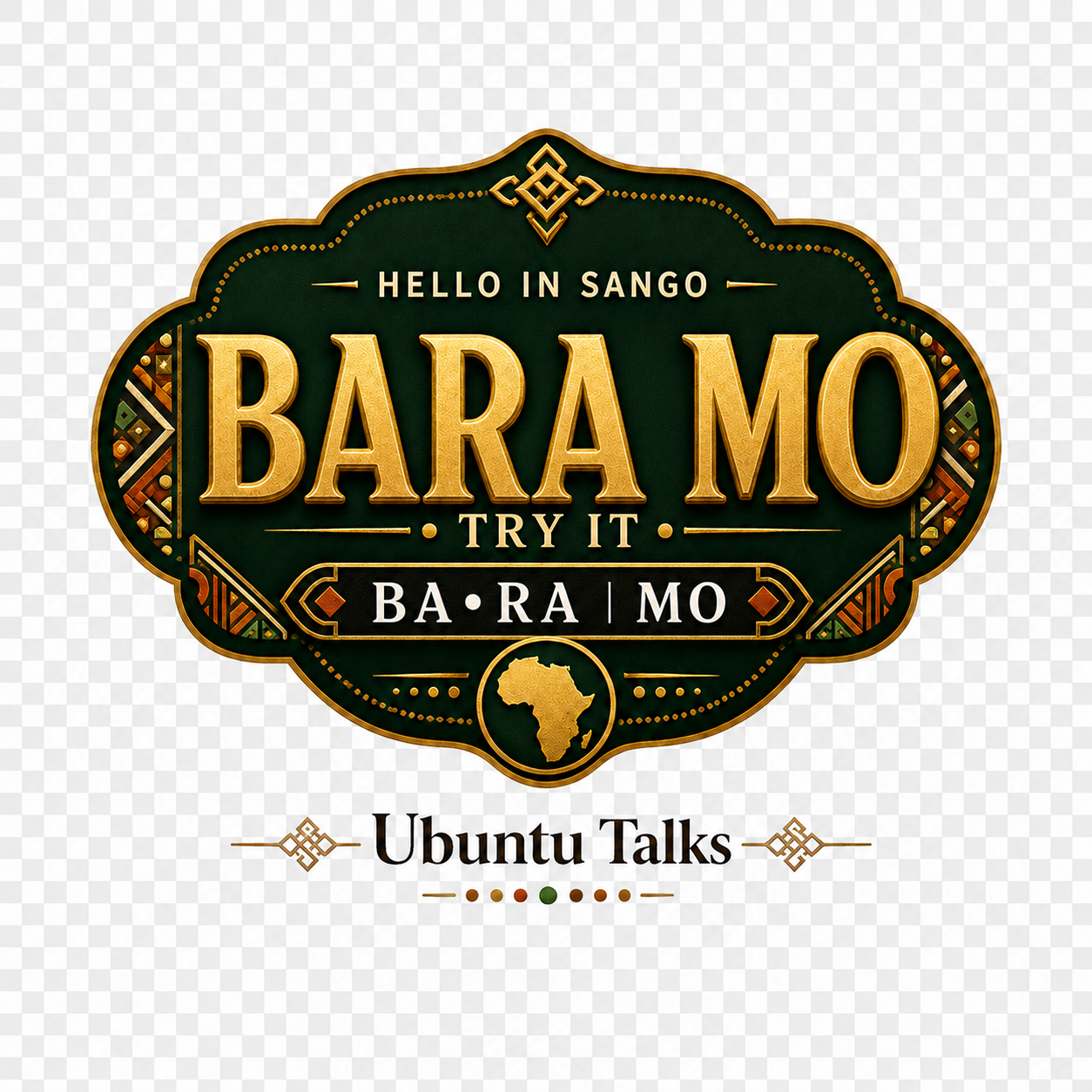 Ubuntu Talks Sango Hello design — BARA MO