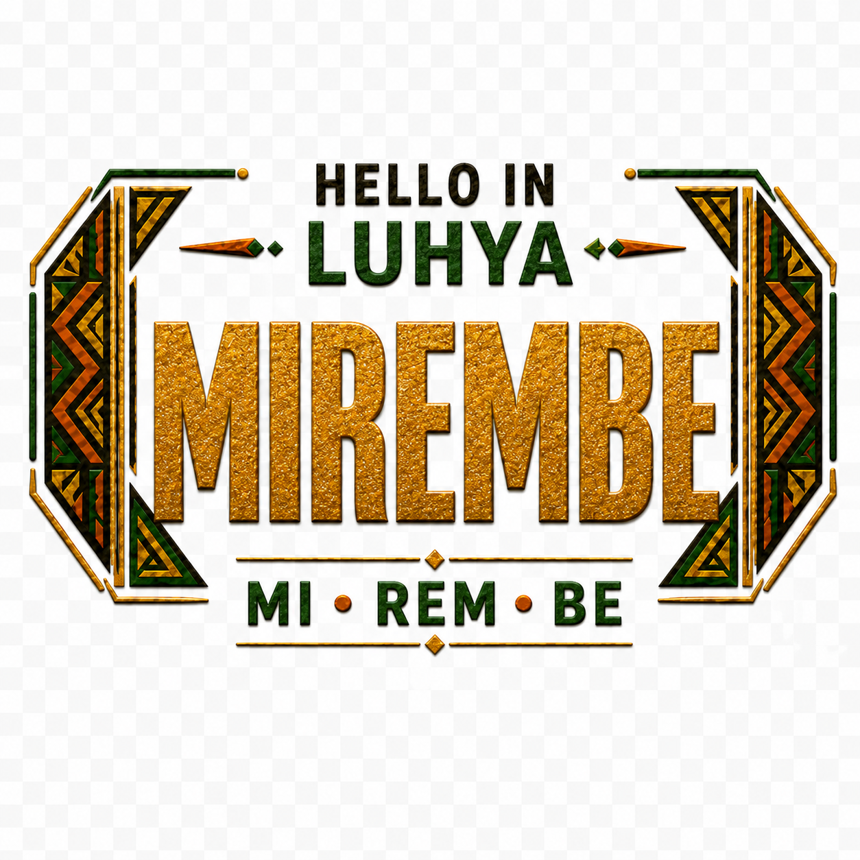 Ubuntu Talks Luhya Hello Cap — MIREMBE