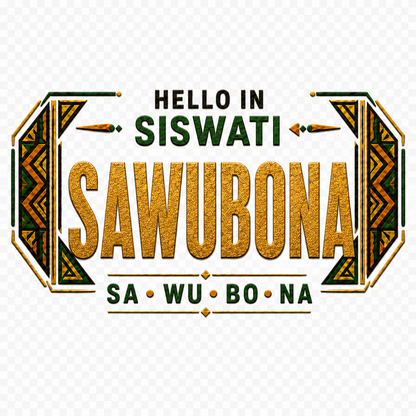 Ubuntu Talks Siswati Hello Cap — SAWUBONA