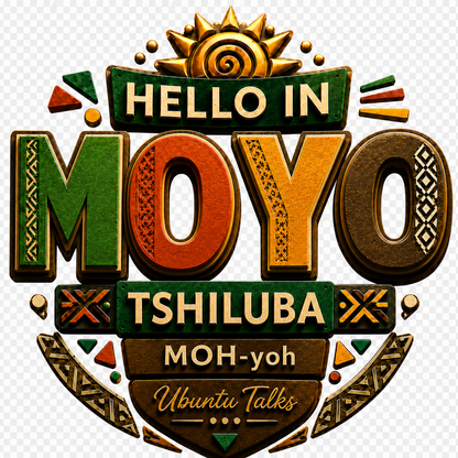Ubuntu Talks Efik Hello Hoodie — MỌKỌM (Design 4)