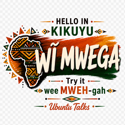 Ubuntu Talks Chinyanja Hello Hoodie — MULI BWANJI (Design 1)